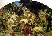 Ford Madox Brown Work France oil painting artist